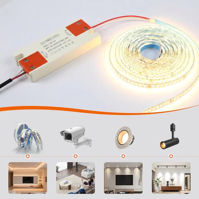 Thumbnail 6 de SUCIKORIO Alimentatore LED 24V 12W 0,5A ultra sottile (driver AC 220V→DC 24V)