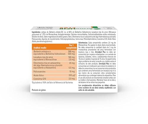 Detalle 1 de ArmoLIPID PLUS 20 comprimidos — complemento para colesterol 💊