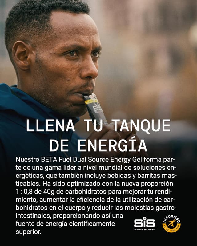 Thumbnail 2 de Science in Sport Beta Fuel Gel 🚴♂️ Energía Fresa y Lima 6 Pack