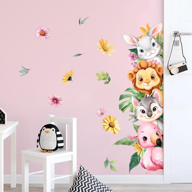 Thumbnail 4 de Safari Animals Wall Stickers 67x115cm đ»