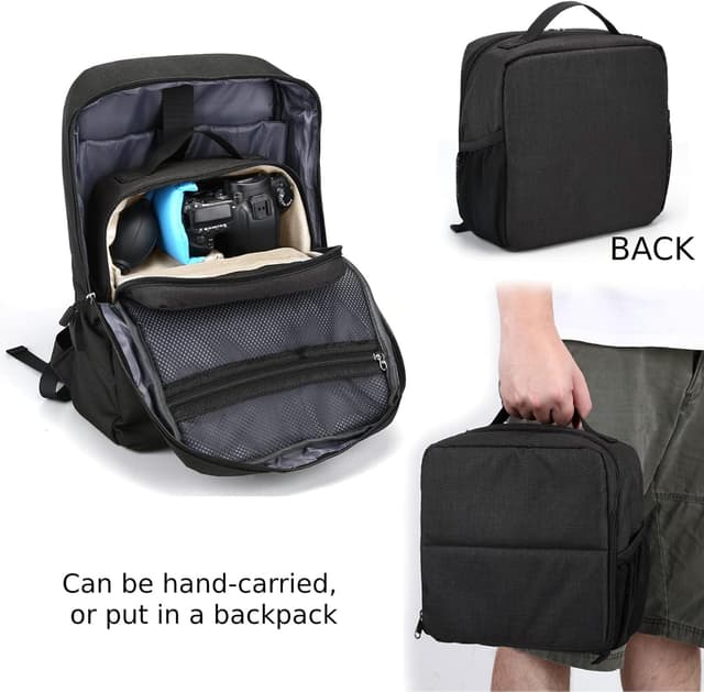 Detalle 2 de BAIGIO Gepolstert Kamera Einsatz Innentasche