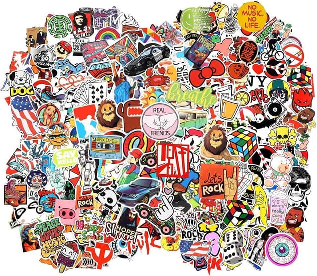 Thumbnail 1 de Cool Random Stickers Pack, 55 to 500
