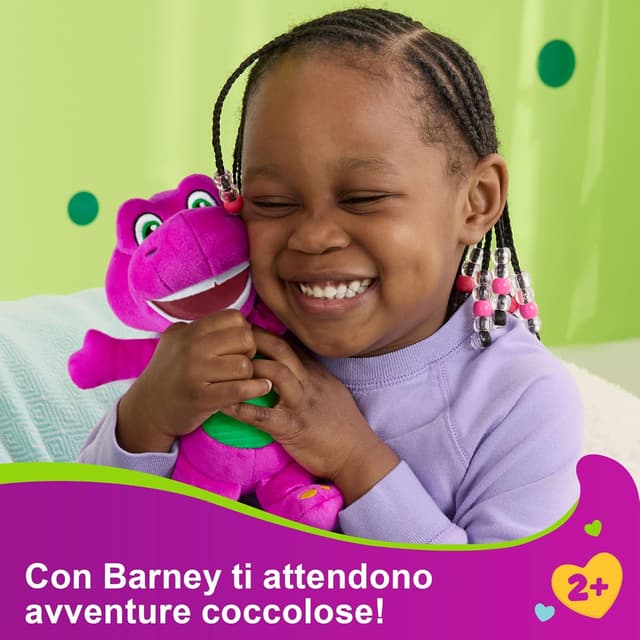 Detalle de Barney Fisher-Price Barney dinosauro 16+ cm