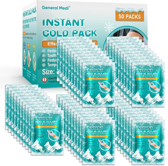 Detalle de Instant Ice Cold Pack 10x14cm, Set of 50