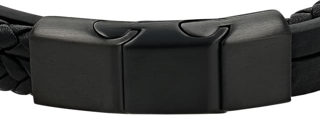 Thumbnail 2 de s.Oliver Bracciale acciaio pelle uomo 20+1,5 cm