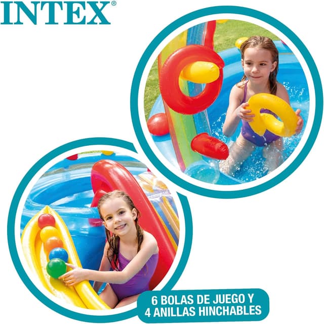 Thumbnail 3 de Intex Rainbow Ring Play Centre 297x193 cm