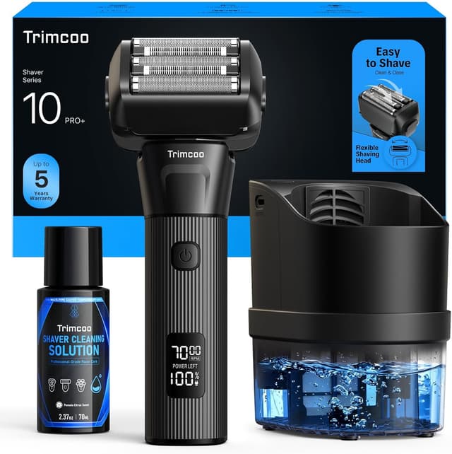 Detalle de Trimcoo 5-Blades Electric Shaver Pro