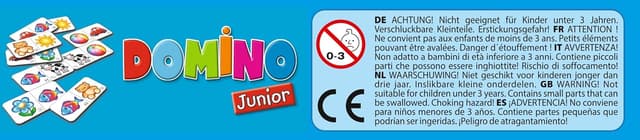 Detalle 2 de Schmidt Domino Junior 51240 – Gioco da viaggio per bambini (multicolore)