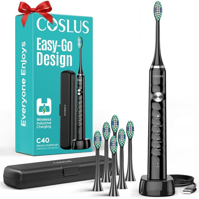 Imagen de COSLUS Sonic Electric Toothbrush 47000 VPM 🪥 en OfertitasTOP