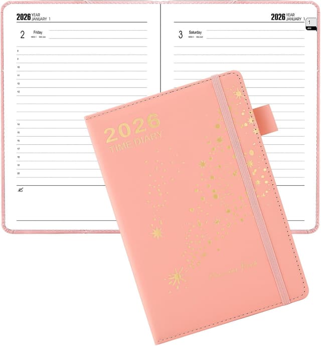 Detalle de Agenda académica 2026 A5 página por día