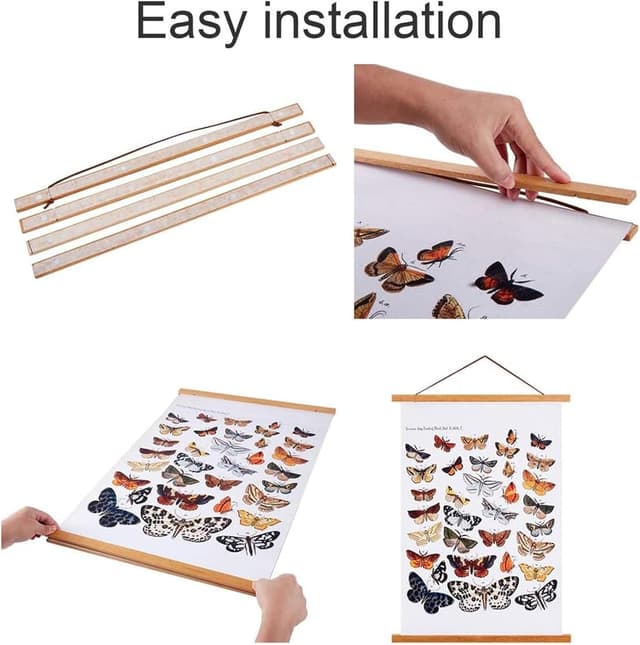 Detalle 2 de Ywlake A3 Posterleiste 30,5 cm Teak