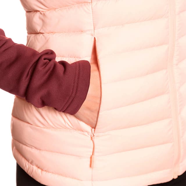 Detalle de Trangoworld Saloria DC: chaleco de mujer ligero, entallado y repelente al agua