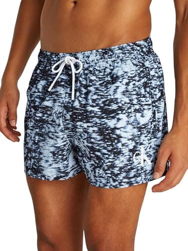 Detalle de Calvin Klein Bañador Hombre, Shorts con Cintura Ajustable 🏊