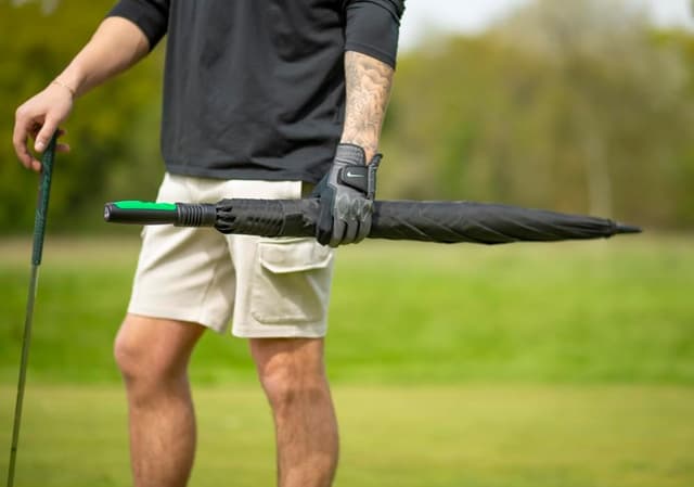 Detalle de Fulton Cyclone Performance Golf Umbrella Black (Supersize Canopy)
