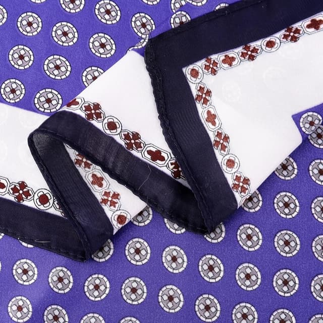 Thumbnail 3 de DAMILY Vintage Bandana Herren 70x70 cm Seidig