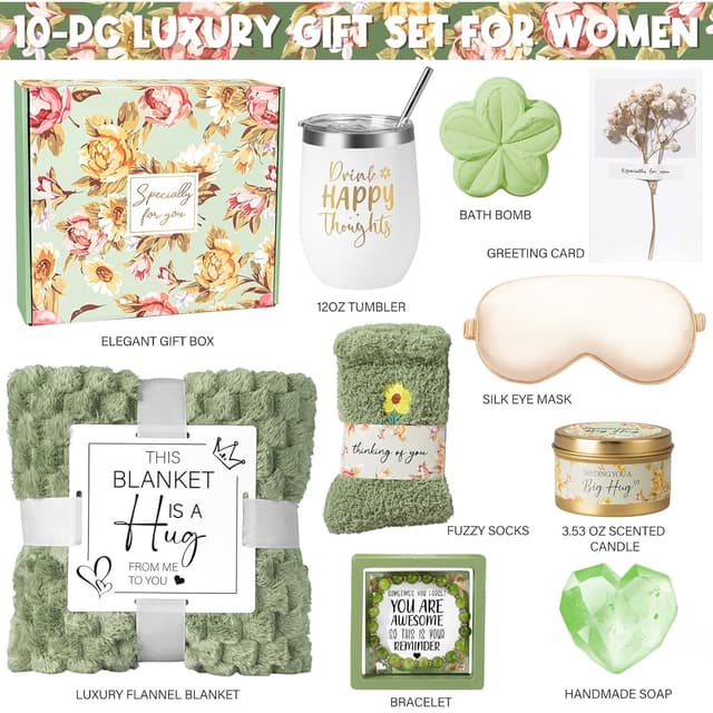 Thumbnail 1 de Birthday Gift Basket for Women 10pcs