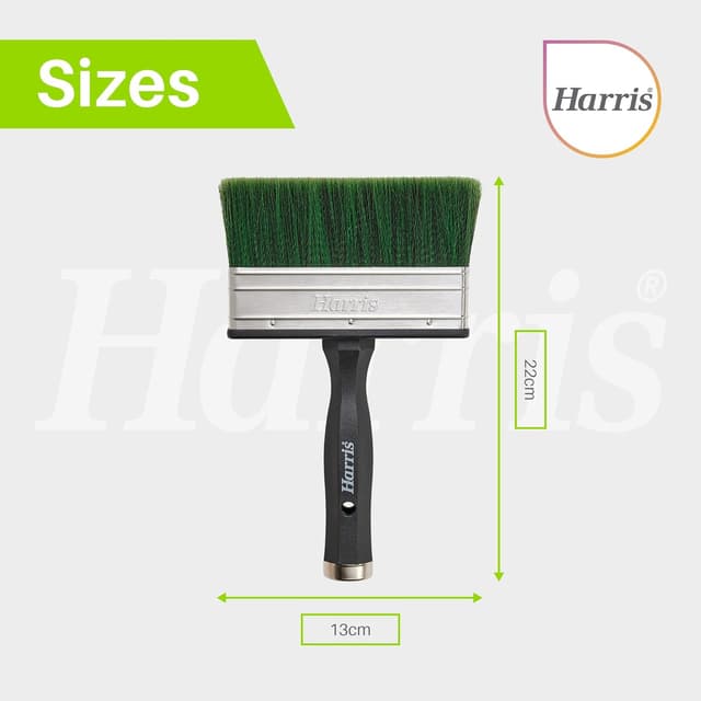 Detalle de Harris Seriously Good woodwork paint brush for shed & fence, 5in