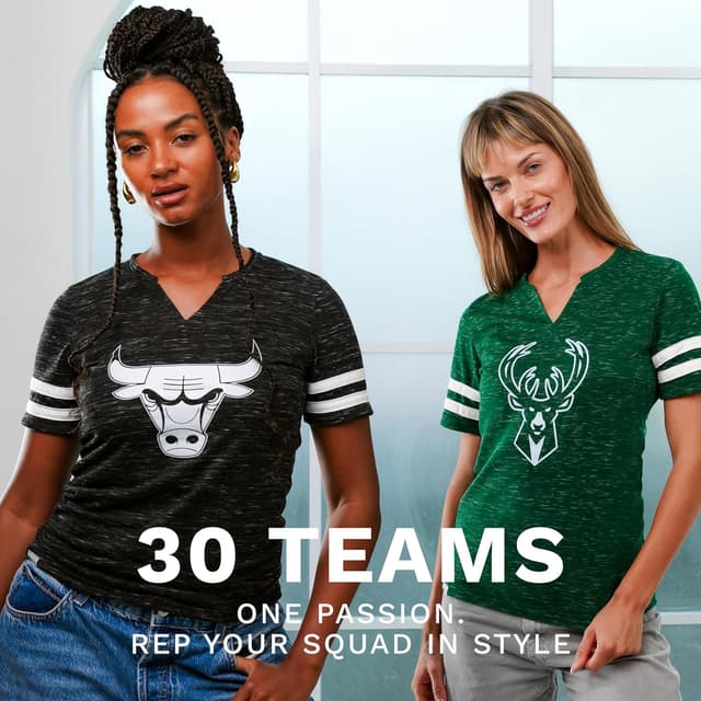 Detalle de Holloway NBA Women’s All-Pro Tee (Athletic, Lightweight & Breathable) — UPF 50+ Moisture-Wicking Shirt