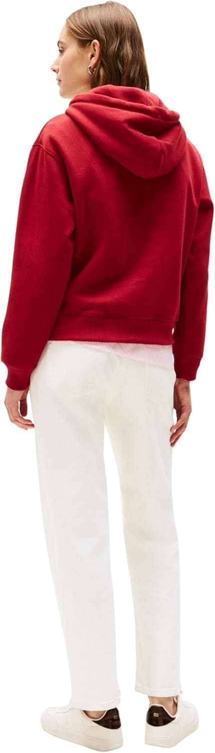 Detalle de Tommy Hilfiger Women’s Logo Hoodie for everyday comfort