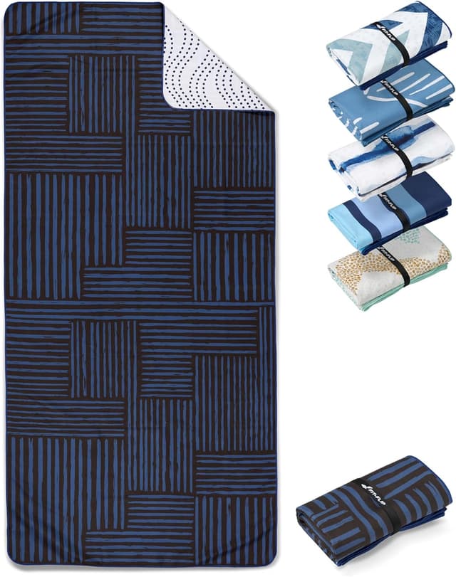 Detalle de Fit-Flip Strandtuch XXL aus Mikrofaser (200x90 cm) – leicht, schnell trocknend und 100% recycelt