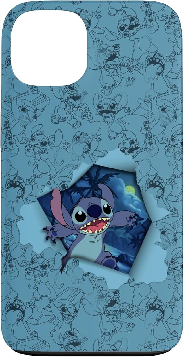 Detalle de Coque iPhone 13 Lilo & Stitch Tropical Breakout