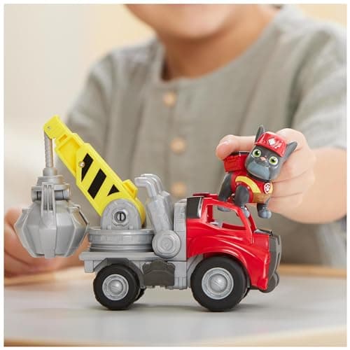 Detalle 1 de Rubble & Crew Pack Grúa y Figura Charger para 3 años 🎲