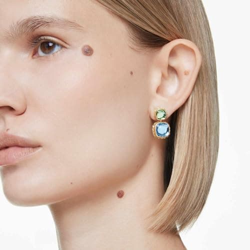 Detalle 2 de Swarovski Pendientes Chroma Twist Talla Cojín 💍