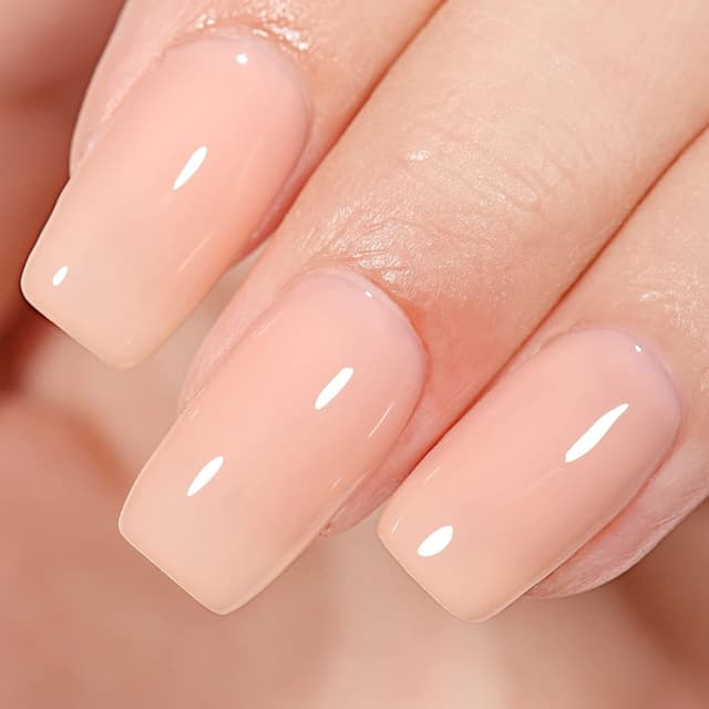 Detalle 2 de TOMICCA Semi-permanenter Nagellack Nude-Rosa (French Nude), UV-Gel/LED, 15 ml, Soak Off