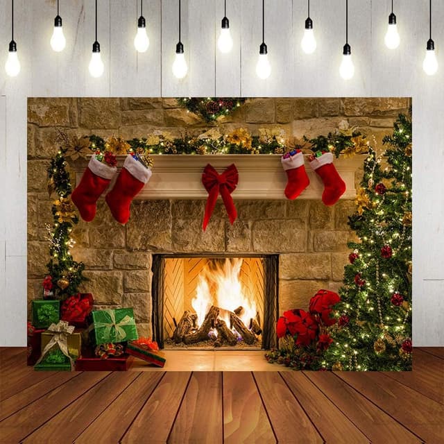 Imagen de Aisnyho Christmas Backdrop 8x6ft for Photo Shoots en OfertitasTOP