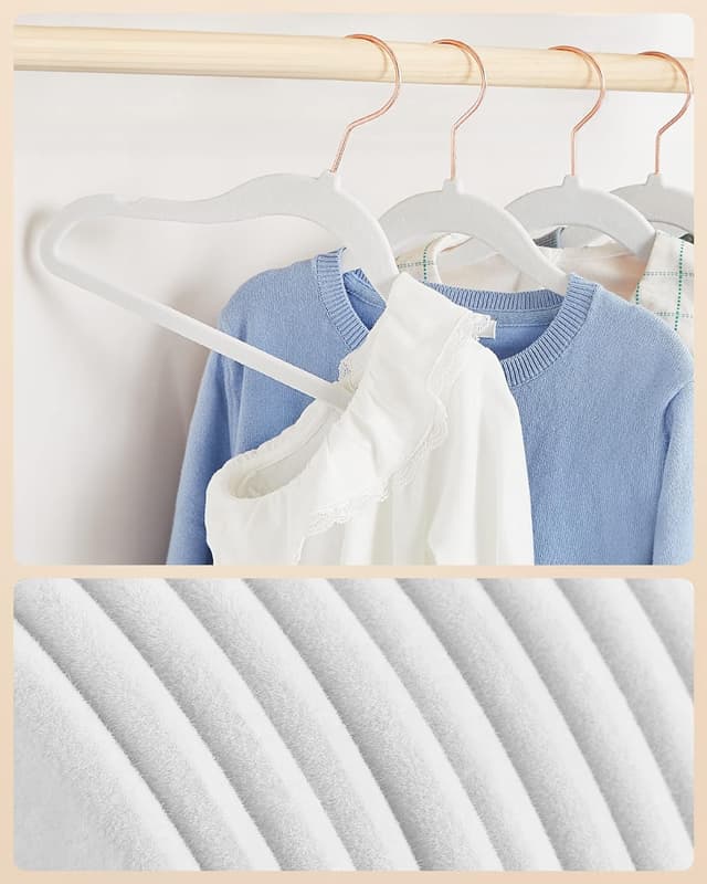 Detalle de Kinderkleiderbügel 50er Set von SONGMICS