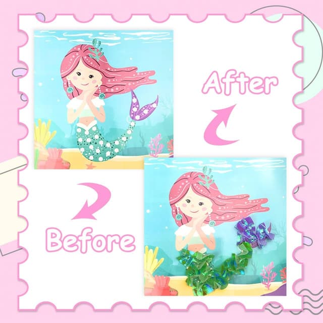 Detalle 2 de Fabric Poke Set Prinzessin DIY für Kinder 700