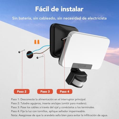 Thumbnail 8 de OREiN Foco LED Exterior con Sensor de Movimiento