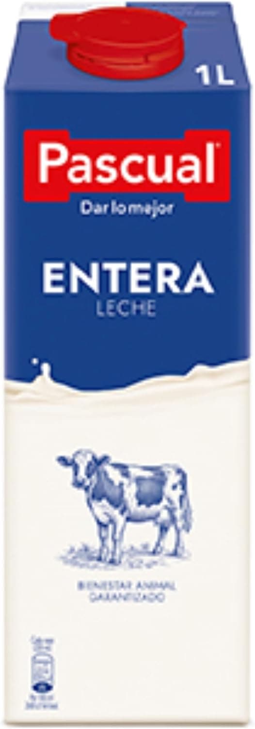 Detalle 2 de Leche Pascual Clásica Entera 6x1L 🥛