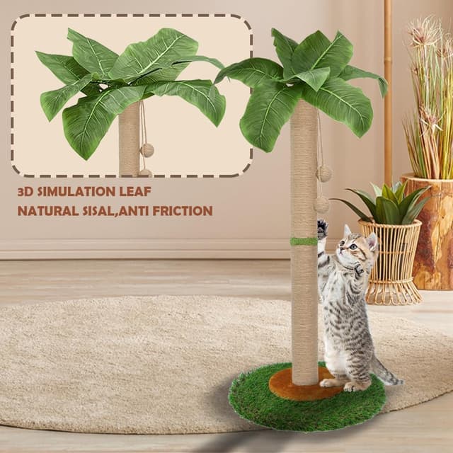 Thumbnail 6 de HOMYHANDS 80CM Cat Scratching Post