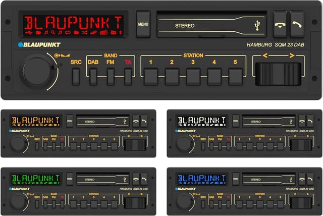 Detalle 2 de Blaupunkt Hamburg SQM 23 DAB 1-DIN Autoradio