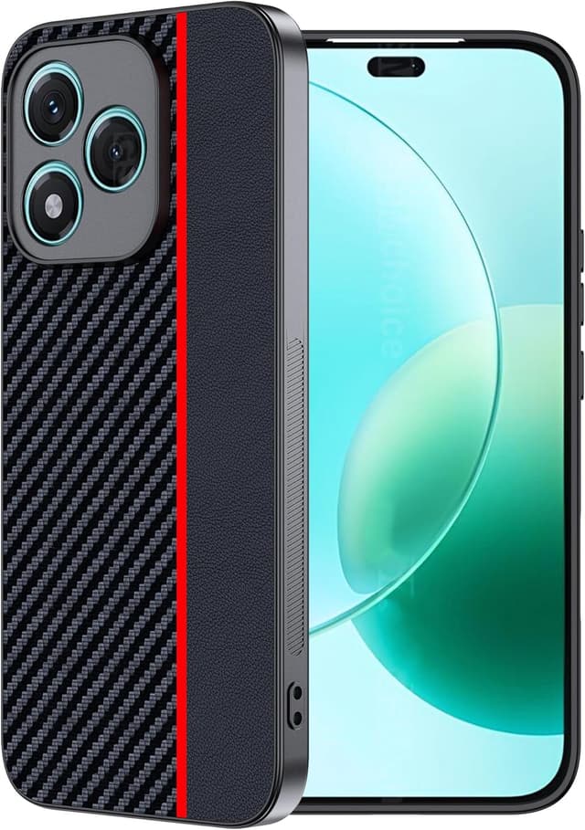 Detalle de FDHYFGDY Schutzhülle für Honor 400 Lite – Carbonfaser-Case wasserdicht & stoßfest