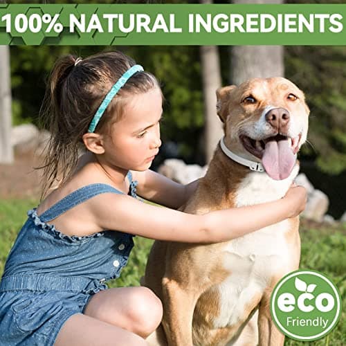 Detalle 2 de Collar antiparasitario para perros Inpumo con aceites esenciales (impermeable y ajustable) hasta 12 meses