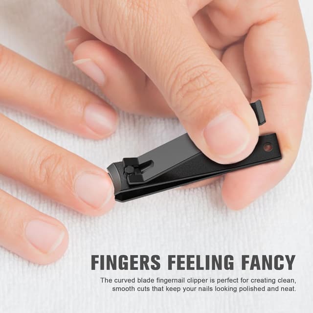 Detalle de FERYES 3PCS Long-Handled Toenail & Fingernail Clippers Set for Thick, Tough Nails