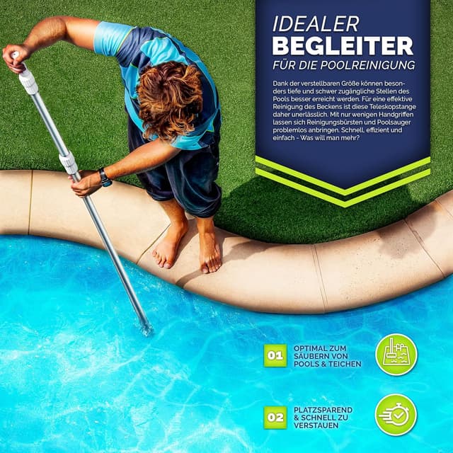 Thumbnail 5 de tillvex Asta telescopica per Piscina 1,20–3,60 m