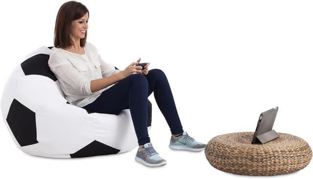 Thumbnail 2 de Textilhome Puff Pelota de Fútbol 90 cm