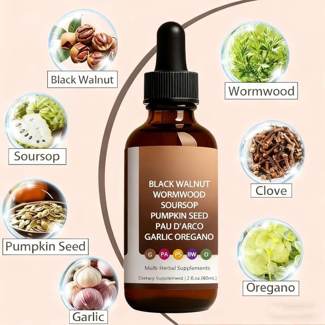 Detalle de Worm cleanse drops 60ml Nutralis