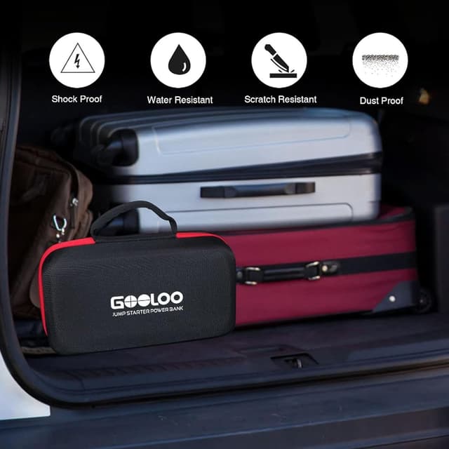 Detalle 2 de GOOLOO EVA Protection Case for GP3000 and GT4000/GT4000S/GT6000 12V jump starters