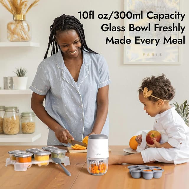 Thumbnail 5 de NCVI Mini Baby Food Maker with 8 blades