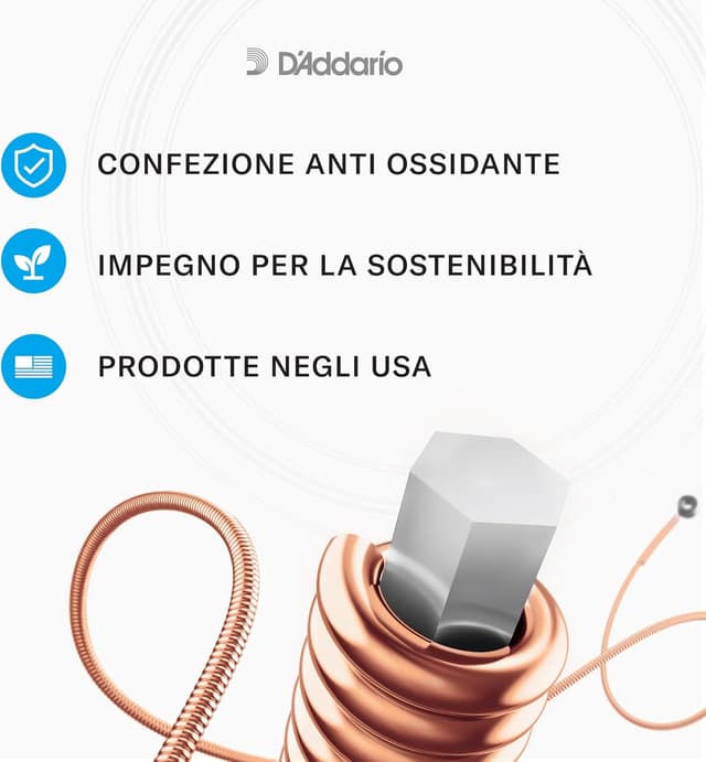 Detalle 1 de D'Addario EJ26 11-52 corde acustica