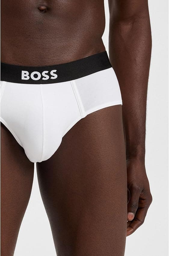 Thumbnail 4 de BOSS HipBr 3P One Brief Hombre L, 100 White ropa interior