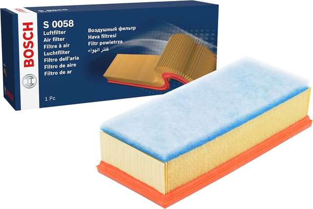 Detalle de Filtre à air automobile Bosch S0058 : séparation des particules et meilleure tenue à l’humidité