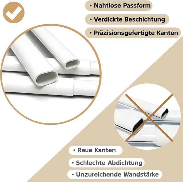 Detalle de Vitragestange ausziehbar 80-130 cm, 2er Set