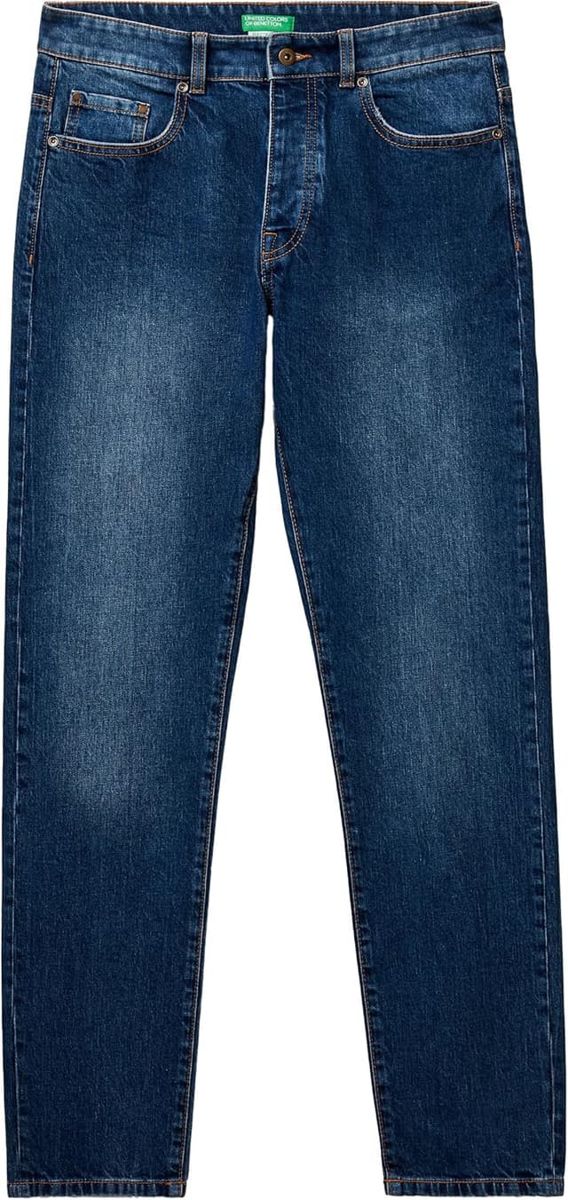 Detalle de United Colors of Benetton Pantaloni Uomo in denim stretch slim fit a 5 tasche