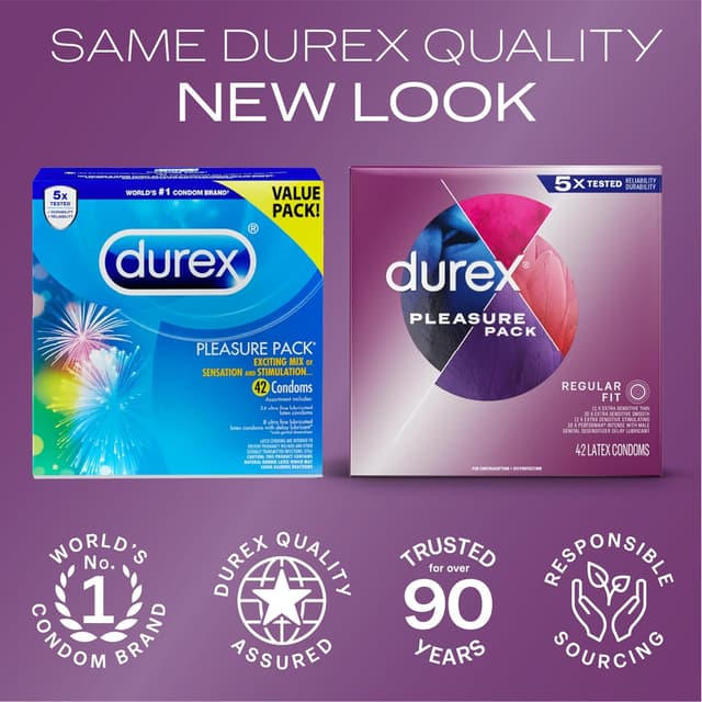 Detalle 2 de Durex RED Extra Sensitive Condoms, 42 Count