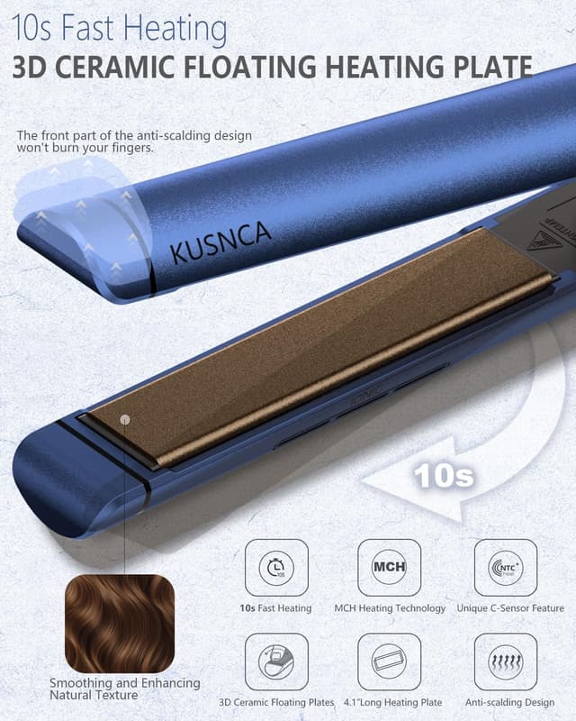 Thumbnail 4 de KUSNCA Ion Hair Straighteners 25mm